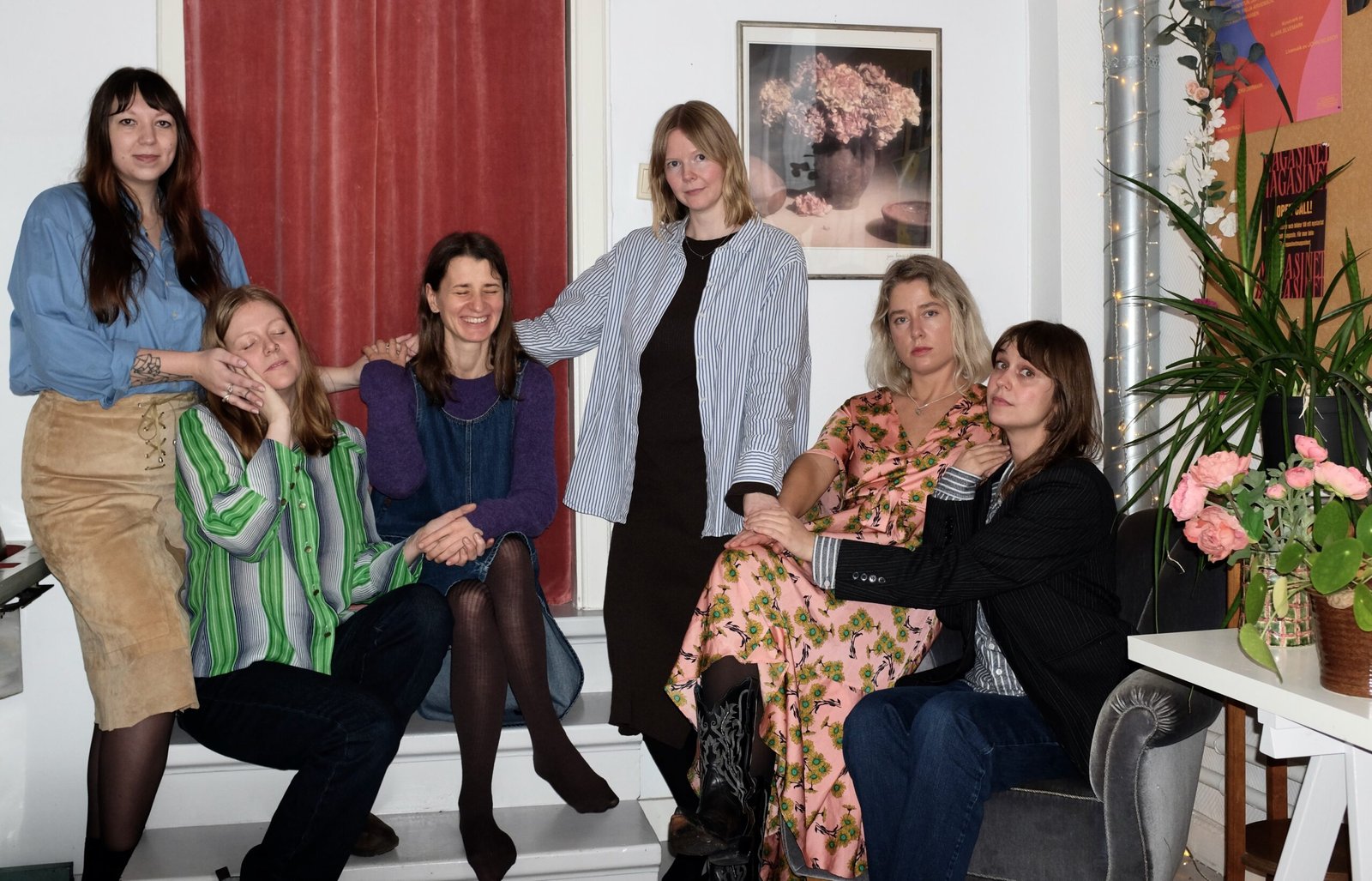 gruppbild på 6 personer